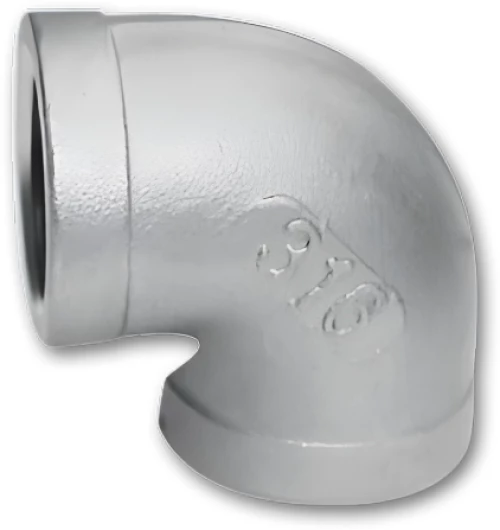 Γωνία 90° 1/2" Θηλυκό-Inox