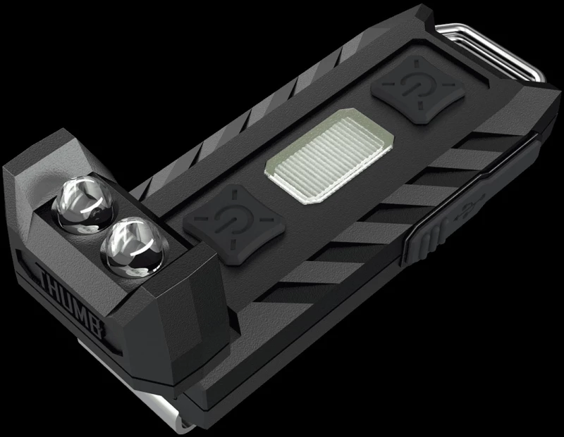 ΦΑΚΟΣ LED NITECORE THUMB LEO s/n, rechargable, 45lumens+500mW UV