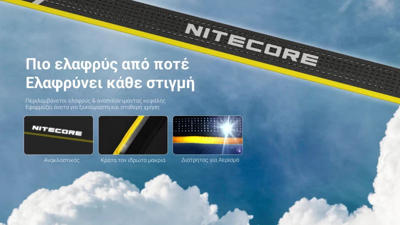 ΦΑΚΟΣ LED NITECORE HEADLAMP NU25 MCT