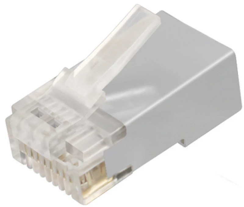 POWERTECH βύσμα RJ45 Cat 6a CAB-N322, μεταλλικό, 8p8cs, 100τμχ - 5210131064344