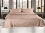 ΣΕΤ ΠΑΠΛΩΜΑΤΟΘΗΚΗ Υ/Δ  LEAVES  220X240CΜ 100% COTTON SATIN 210TC - -