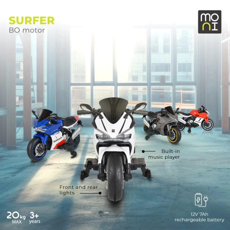 MONI ΗΛΕΚΤΡΟΚΙΝΗΤH MHXANH BO SURFER BLUE 3801005001330