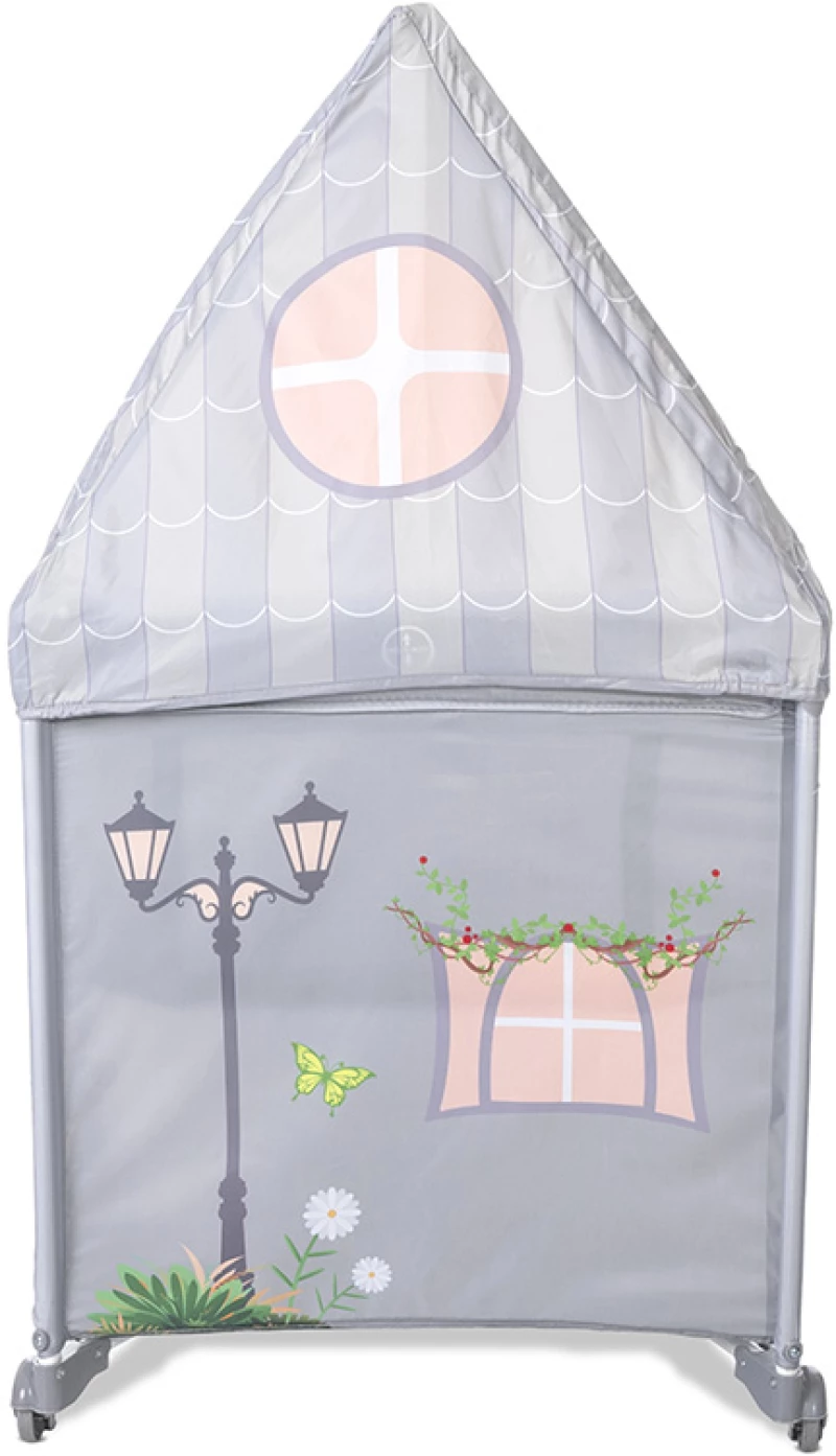 LORELLI ΠΑΡΚΟΚΡΕΒΑΤΟ 2 ΕΠΙΠΕΔΩΝ SWEET HOME GREY 10080652506