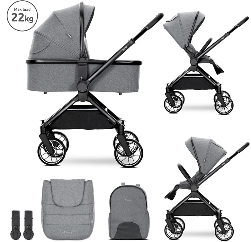 LORELLI ΠΟΛΥΚΑΡΟΤΣΙ 2 ΣΕ 1 ΜΕ ΣΚΛΗΡΗ ΚΑΛΑΘΟΥΝΑ REYA GREY 10022072506