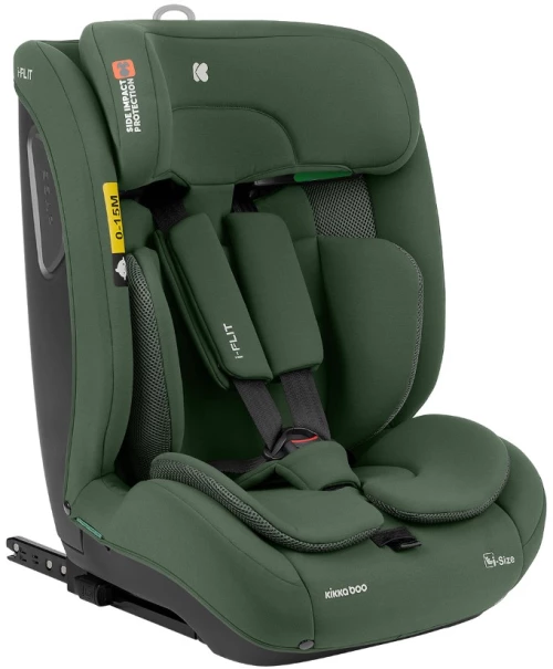 KIKKA BOO ΚΑΘΙΣΜΑ ΑΥΤΟΚΙΝΗΤΟΥ 76-150cm i-Flit i-SIZE ARMY GREEN 31002140002