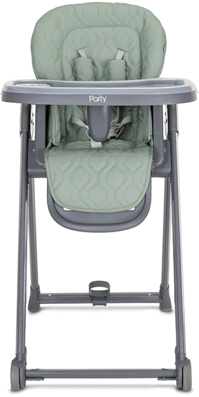LORELLI ΚΑΡΕΚΛΑΚΙ ΦΑΓΗΤΟΥ HIGH CHAIR PARTY GREEN LEATHER 10100372504
