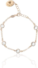 Golden Crystal Elegance Bracelet