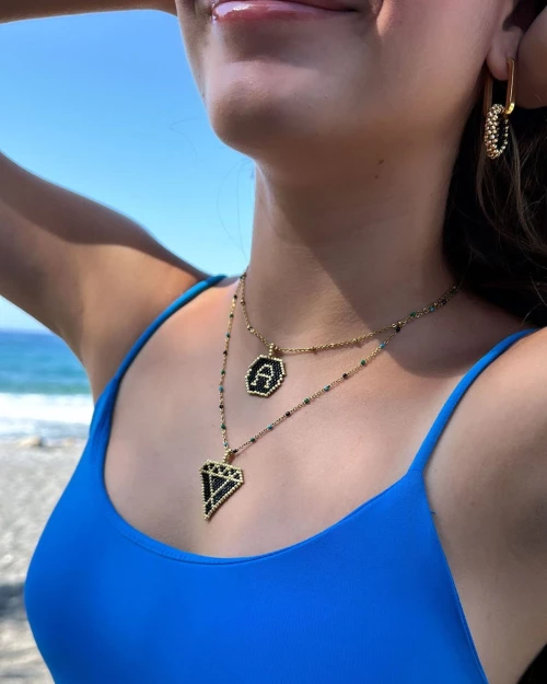 Miyuki Diamond Necklace