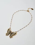 Midnight Butterfly Necklace