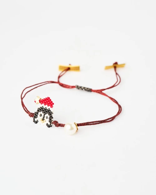 Festive Penguin Miyuki Bracelet