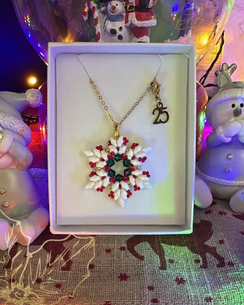 XMAS Necklace Crown - Chain 70cm