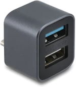 DELOCK mini USB hub 64359, 2x θυρών, USB 3.2, 10Gbps, USB-C σύνδεση, γκρι