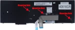 Πληκτρολόγιο Ελληνικό - Greek Laptop Keyboard για Lenovo ThinkPad E550 E550C E555 E560 E565 01AX880 GR Pointer Black ( Κωδ.40616GR )