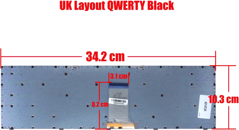Πληκτρολόγιο - Laptop Keyboard για Lenovo B5400 - Type 80B6 - Model : 20278 B5400A M5400 25213309 25213231 25213232 25213249 25213250 25213251 25213233 UK ( Κωδ.40147UK )