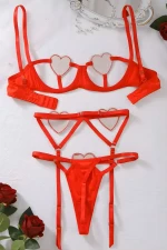 Σετ Σουτιέν String R2025041 - ΚΟΚΚΙΝΟ