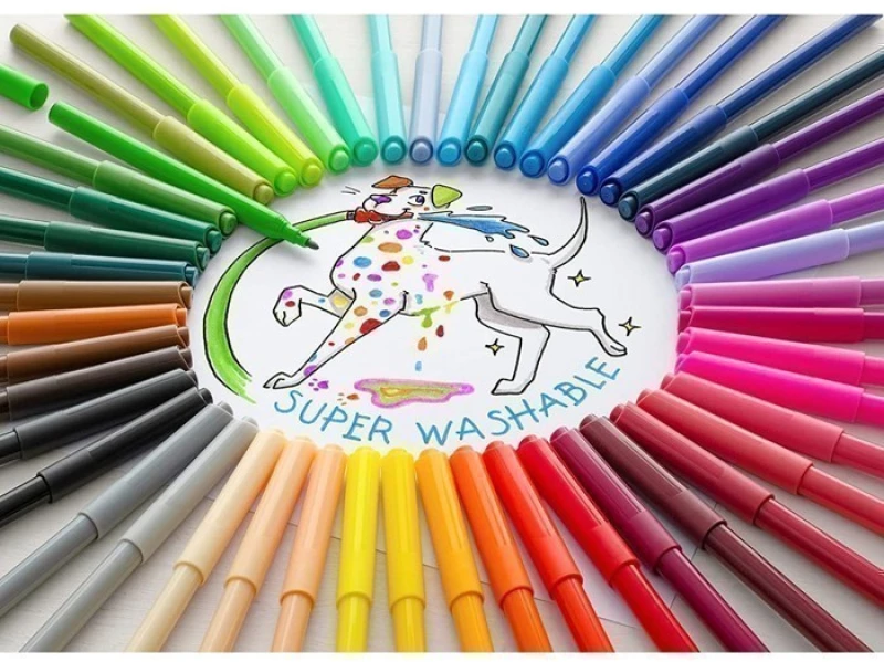 Μαρκαδόροι Faber-Castell Super Washable 24 Χρώματα 554202