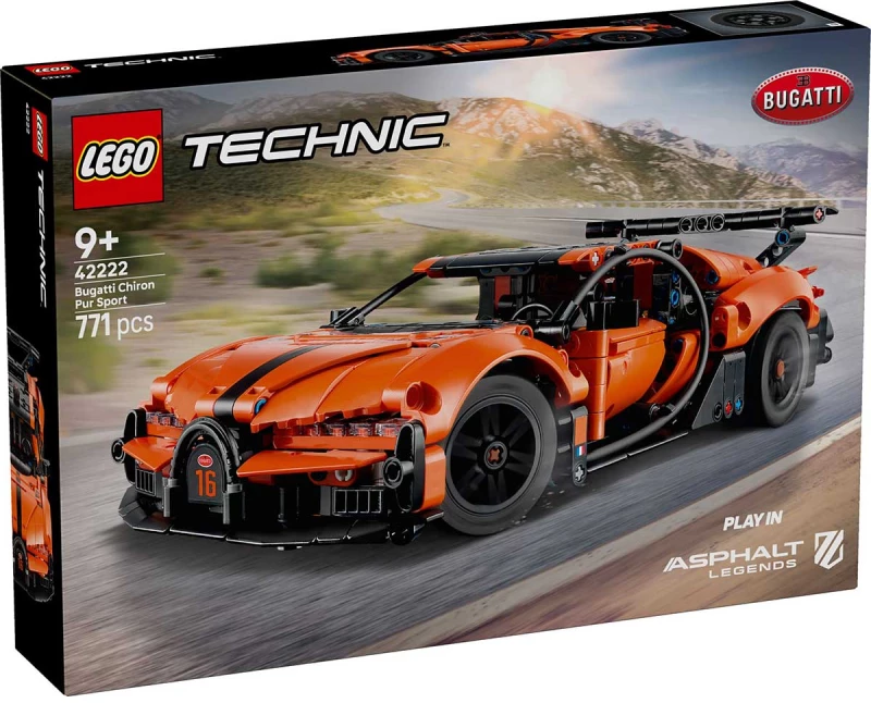 LEGO 42222 - LEGO TECHNIC - Bugatti Chiron Pur Sport Hypercar