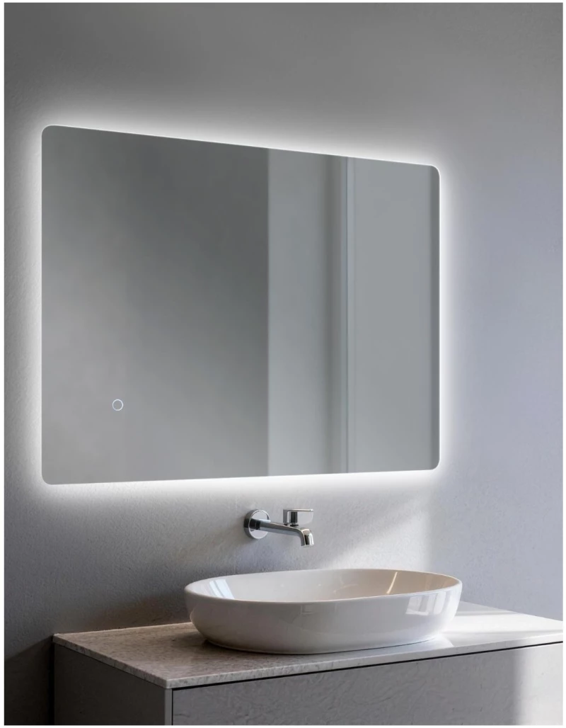 Sparke Καθρέπτης SIMPLIS-01 Ορθογώνιος 90x70cm με LED