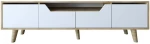 Έπιπλο Τηλεόρασης Roma 469ORN1712 180x30x53cm Oak-White