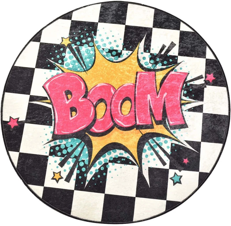 Πατάκι Μπάνιου Boom 359CHL4226 Multi L'Εssentiel Maison 100Χ100 Πολυέστερ