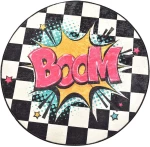 Πατάκι Μπάνιου Boom 359CHL4226 Multi L'Εssentiel Maison 100Χ100 Πολυέστερ