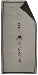 Πετσέτα Θαλάσσης 5213 Grey-Black Greenwich Polo Club Θαλάσσης 80x170cm Microfiber