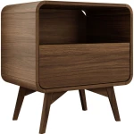 Κομοδίνο Helion 163062409 55x39x59cm Walnut