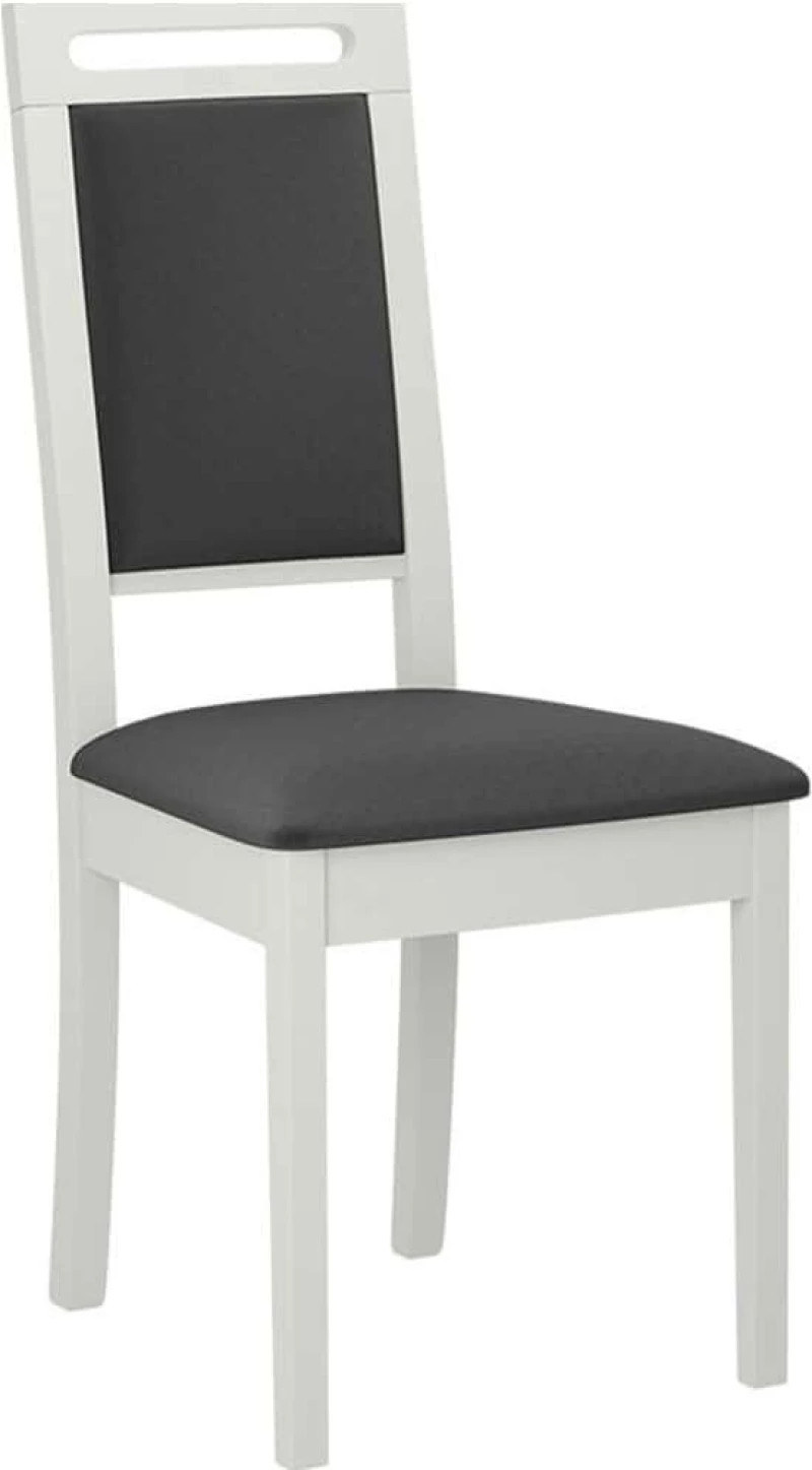 Καρέκλα Roma 15 162721069 47x43x96cm White-Anthracite Ξύλο,Ύφασμα