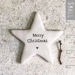 Βότσαλο αστέρι 3,6εκ. - Merry Christmas