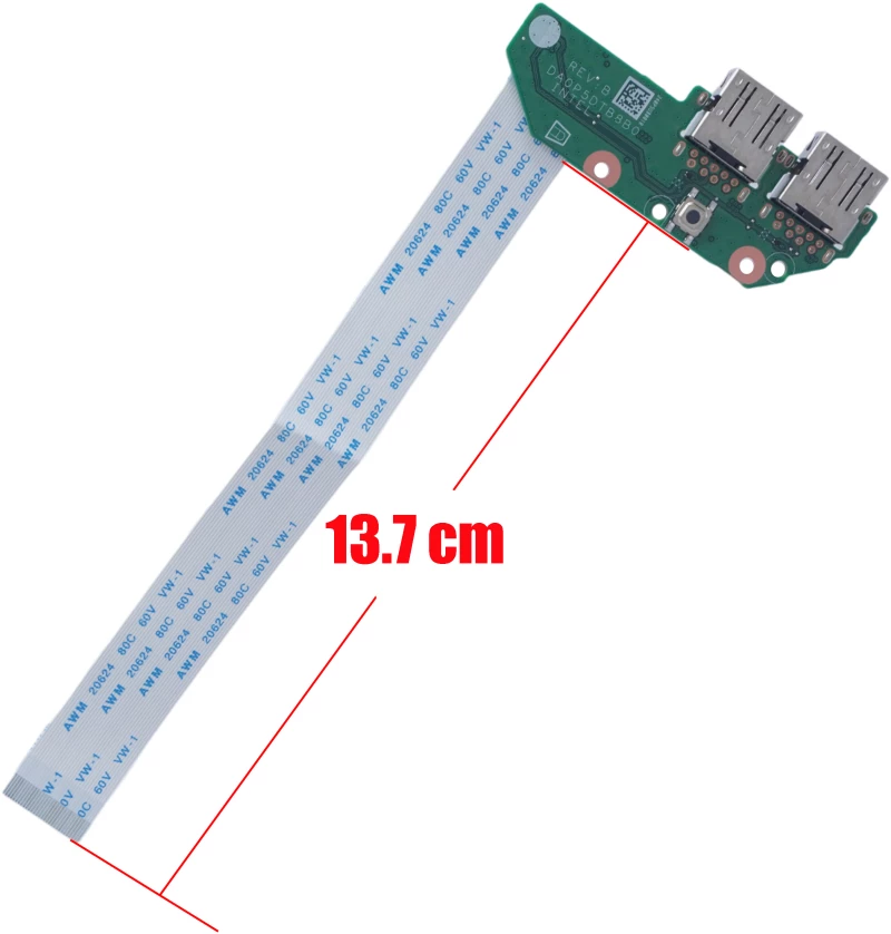 Πλακέτα USB - USB Board για Laptop 1-BRD156C με καλωδιοταινία ( Κωδ.1-BRD156 )