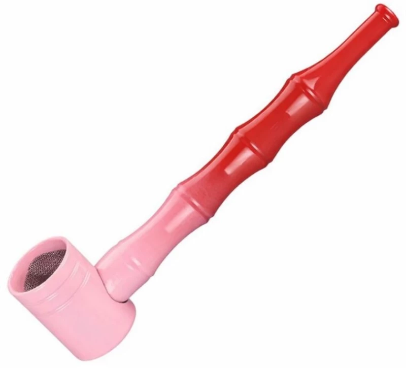 Champ High Seahorse Pipe Aluminium 11cm Red & Pink