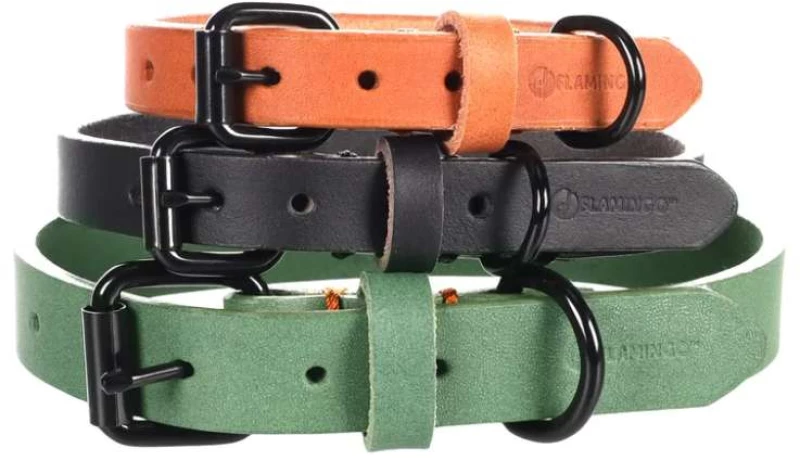 Flamingo Κολάρο Σκύλου Collar Leano Cognac XL 47-57cm x 30mm