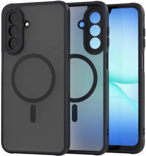 Θήκη Samsung Galaxy A17 Spacecase Hybrid MagSafe Σκληρή Ημιδιάφανη με MagSafe - Black (5905719132620)