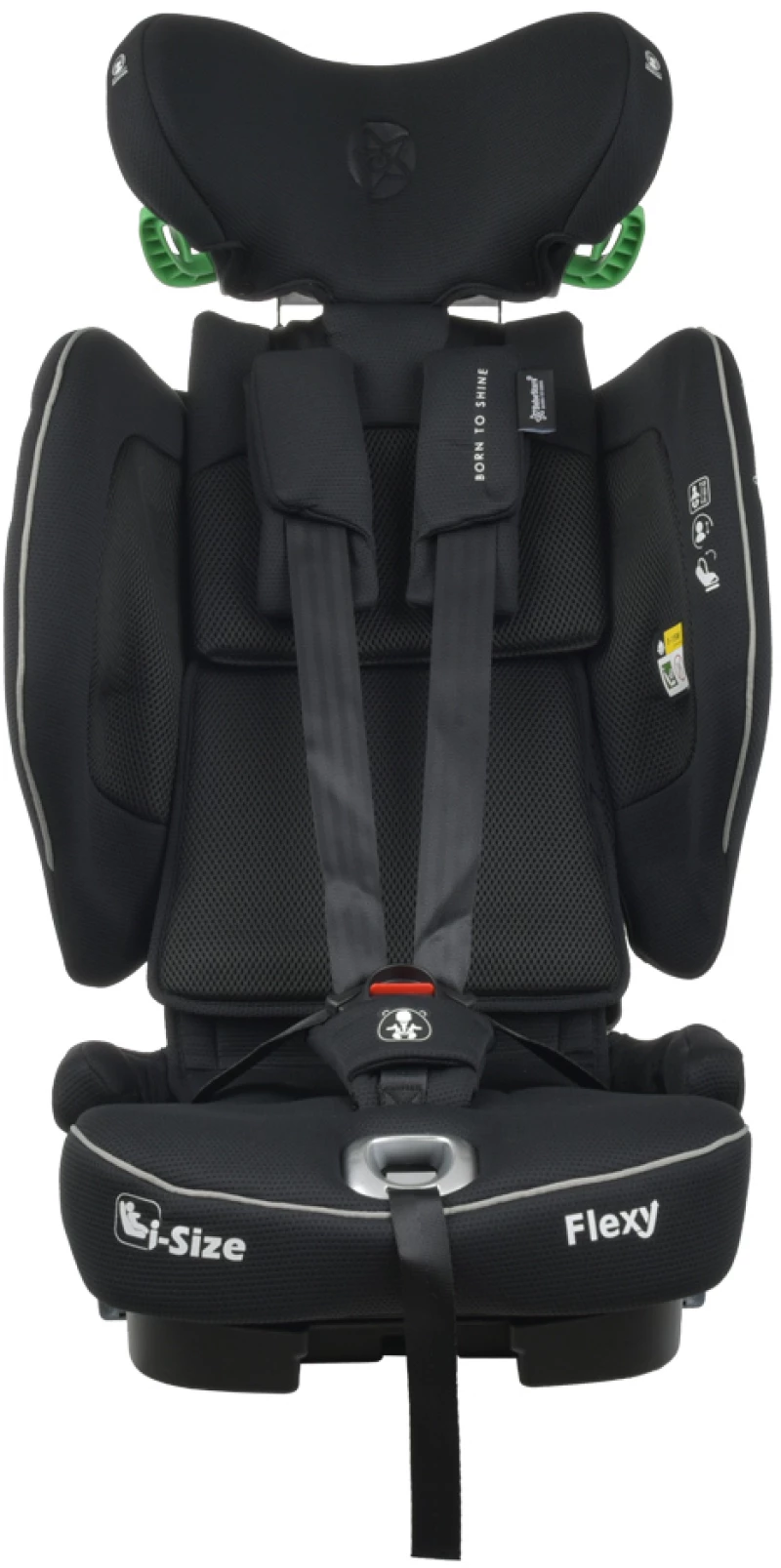 BEBE STARS ΚΑΘΙΣΜΑ ΑΥΤΟΚΙΝΗΤΟΥ FLEXY ISOFIX I-SIZE 76-150cm BLACK 934-188