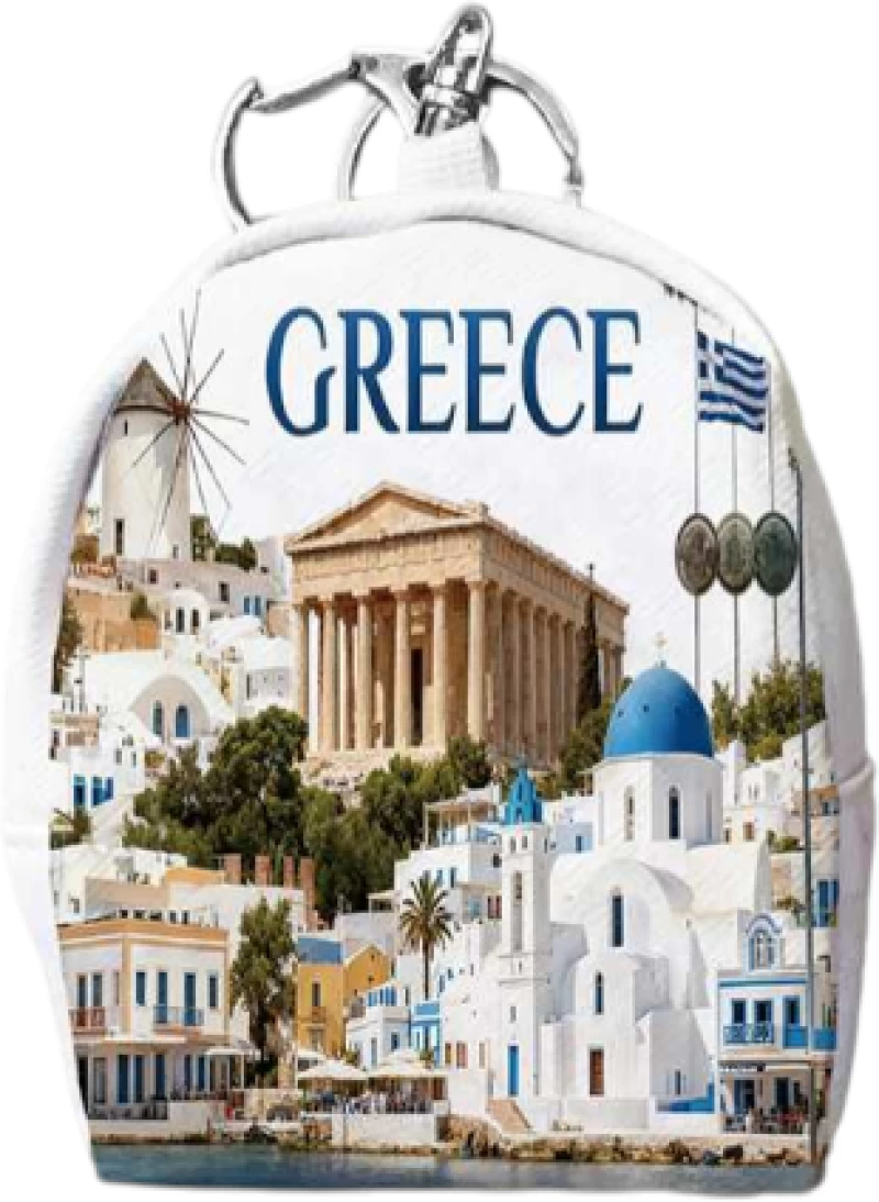 Πορτοφόλι Souvenir μπρελόκ mini - PVC - Greece - 7*9*4.5cm - 871798
