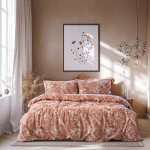 Beauty Home Σετ πάπλωμα υπέρδιπλο Glory Art 12376 220x240 Κεραμιδί