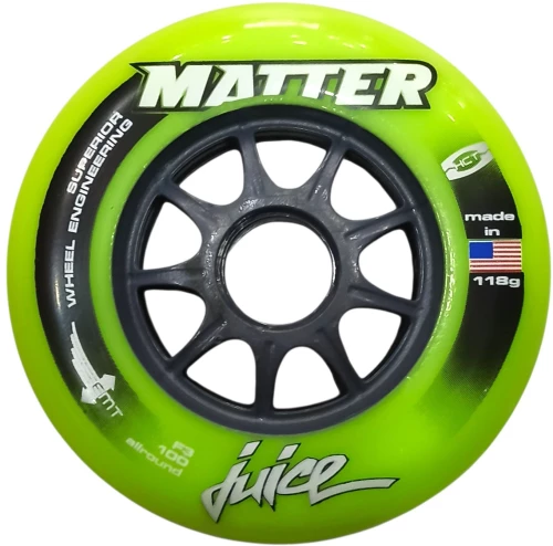 Matter Juice Emt F3 Ρόδες Για In-Line Skate (8 Τμχ.) Πράσινες