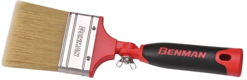 Κονταροπίνελο με Λαβή Δύο Υλικών W9 4" Benman 75305