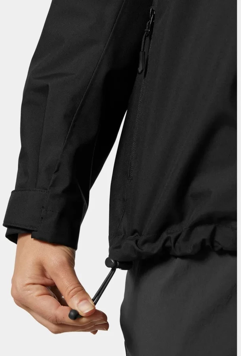 Helly Hansen Crew Hooded Midlayer Sailing Jacket 2.0 Black Μπουφάν Γυναικείο Χειμωνιάτικο