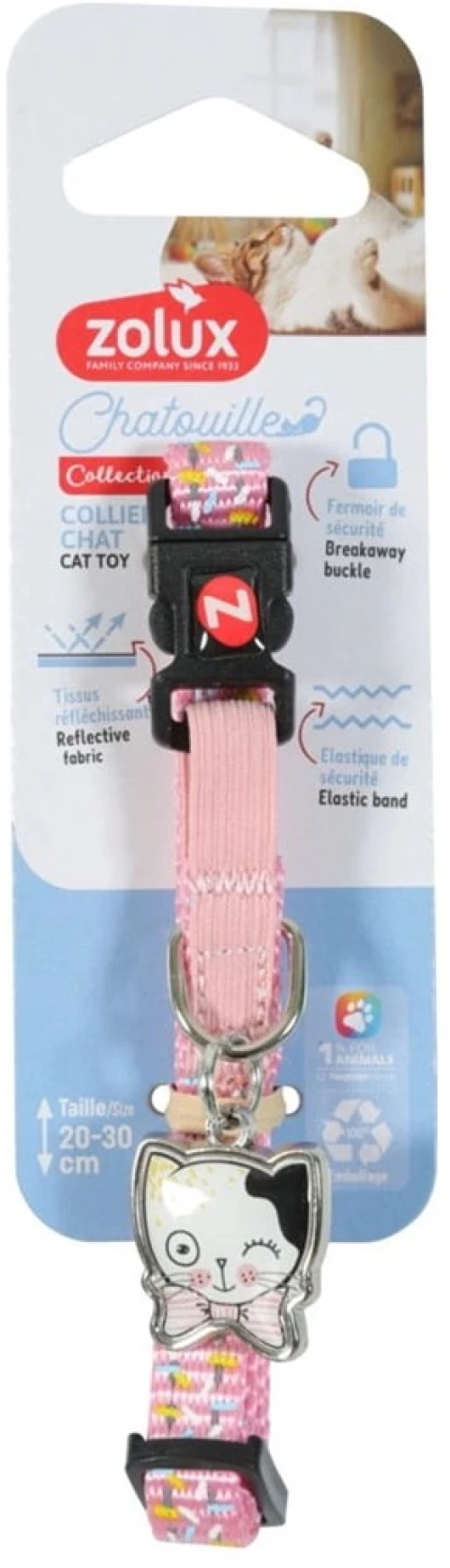 ZOLUX Chatouille pink - cat collar