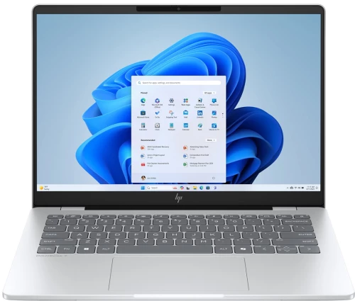 HP OmniBook 7 AI 14-fr0003nw Intel Core Ultra 5 225U Laptop 35.6 cm (14") 2K Display 16 GB LPDDR5 SDRAM 512 GB SSD Wi-Fi 6E (802.11ax) Windows 11 Pro AI PC Silver