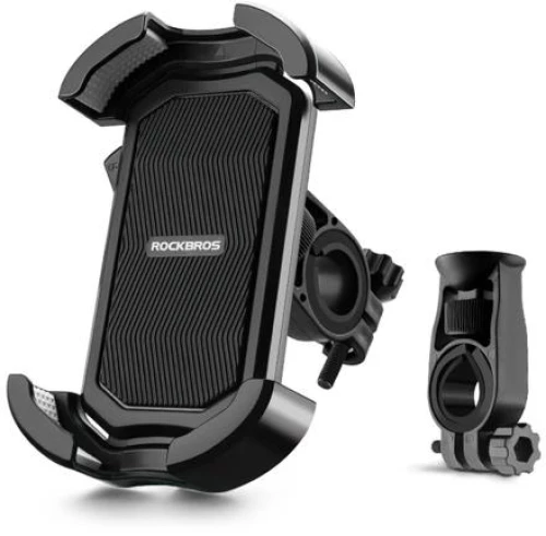 Βάση Στήριξης Ποδηλάτου για Τιμόνι Rockbros για Smartphones 4.7"-6.8" Μαύρο