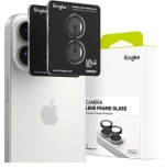 Tempered Glass Ringke Lens Frame για Τζαμάκι Κάμερας Apple iPhone 17 Μαύρο (2 τεμ.)