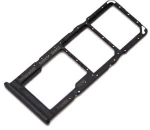 Βάση Κάρτας Sim & SD Samsung A125F Galaxy A12/ A127F Galaxy A12 Nacho Μαύρο (Original)