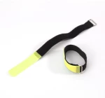 Adam Hall VR 2020 Yellow - Δεματικό καλωδίων Velcro μήκους 20 cm