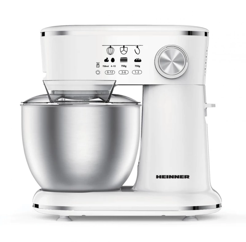 Heinner HPM-1000WHCH Κουζινομηχανή 1000W με Ανοξείδωτο Κάδο 5lt