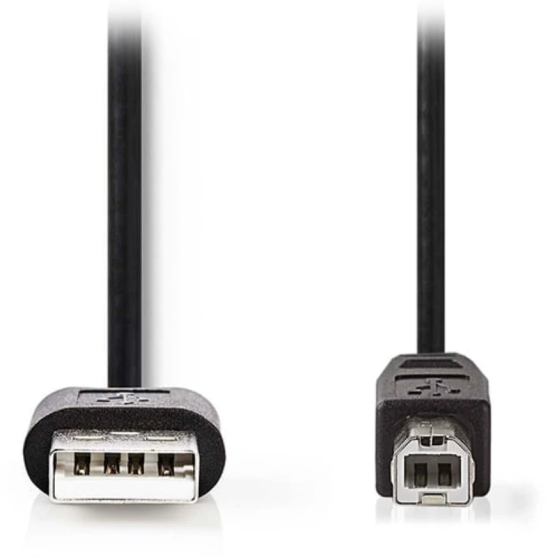 Nedis 233-2674 USB 2.0 Cable USB-A male - USB-B male Μαύρο 2m CCGL60101BK20