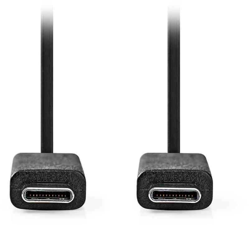 Nedis 233-2597 USB 3.2 Cable USB-C male - USB-C 100W Μαύρο 1m (CCGL64750BK10) Bulk