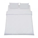 Heinner HR-4KSBED-TFWHT Σετ Παπλωματοθήκη + Σεντόνι + 2 Μαξιλαροθήκες King Size 200x220 Λευκό
