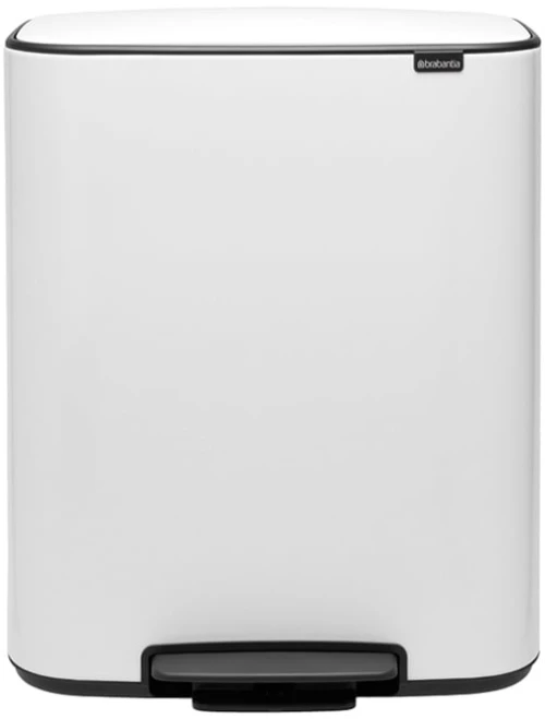 Brabantia 1003182 Κάδος απορριμμάτων Bo Pedal 60L, White
